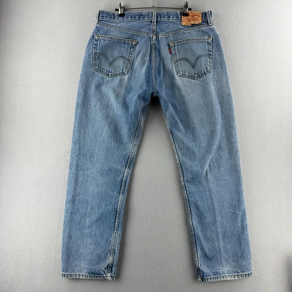 Vintage Levis Jeans Mens 38x32 (Fits 35x28) 501XX Distressed Y2K 2006